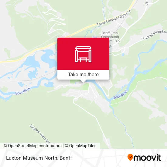 Luxton Museum North map