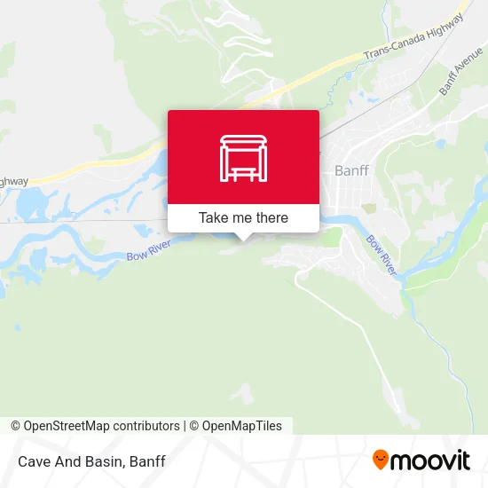 Cave And Basin map
