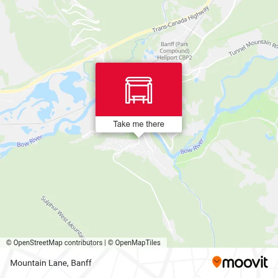 Mountain Lane map