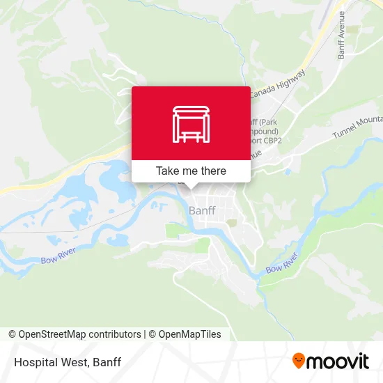 Hospital West map