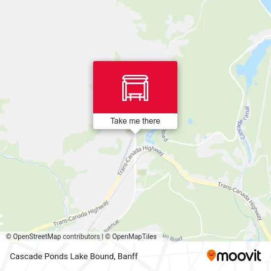 Cascade Ponds Lake Bound map