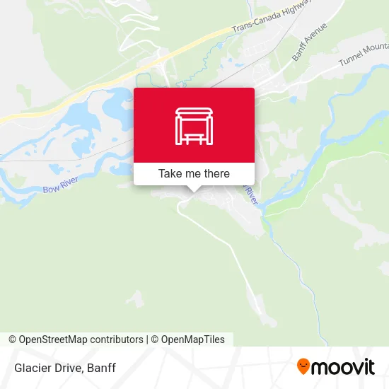 Glacier Drive map