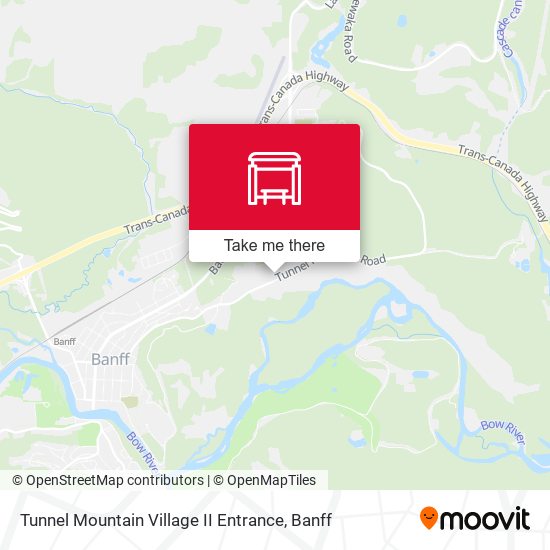 Tunnel Mountain Village II Entrance plan