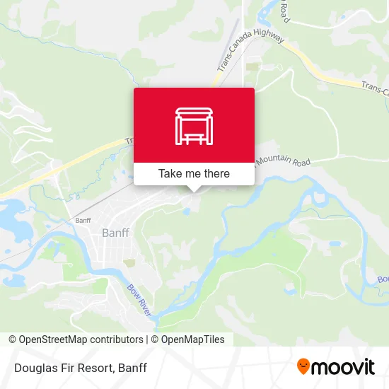 Douglas Fir Resort map
