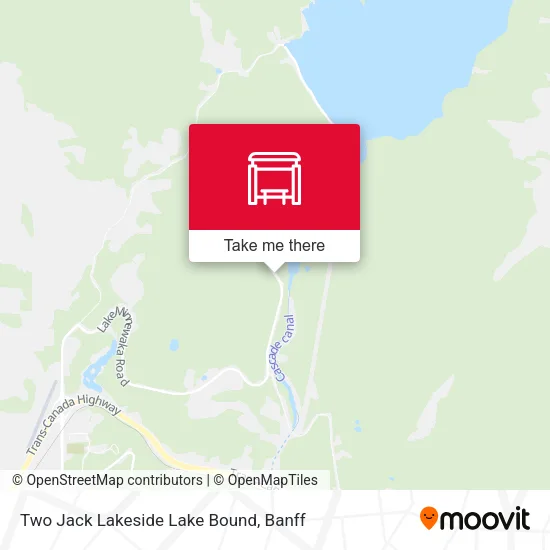 Two Jack Lakeside Lake Bound map