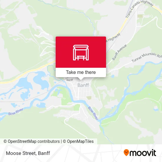 Moose Street map