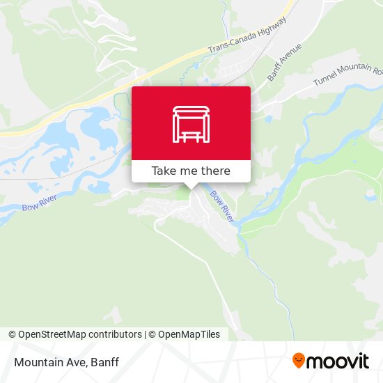 Mountain Ave map