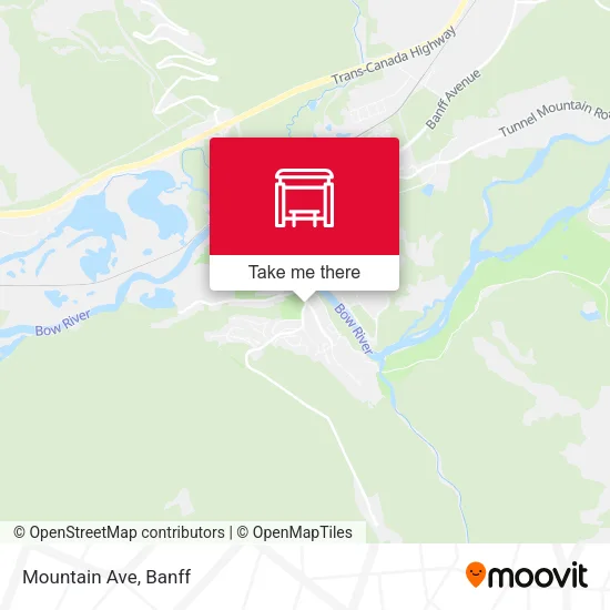 Mountain Ave map