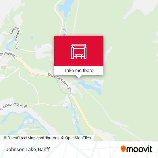 Johnson Lake map