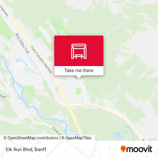 Elk Run Blvd map
