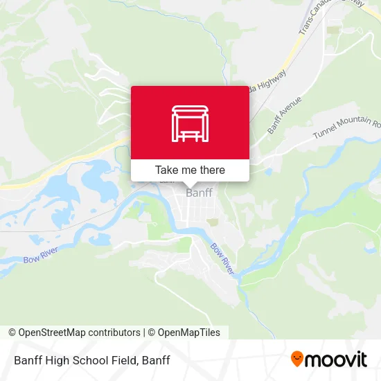Banff High School Field map