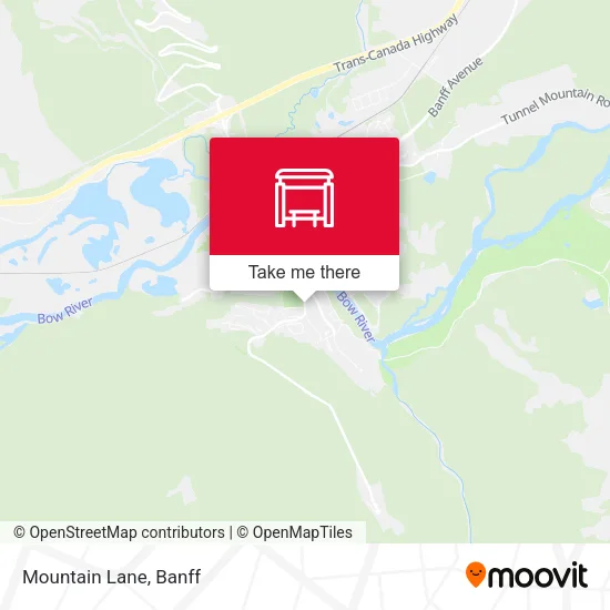 Mountain Lane map