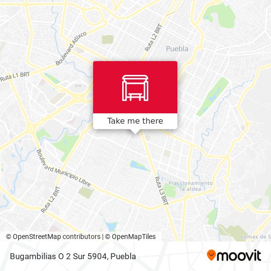 Bugambilias O 2 Sur 5904 map