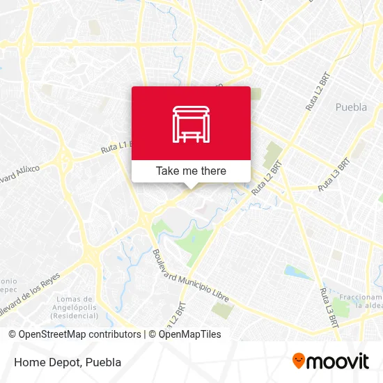 Home Depot map