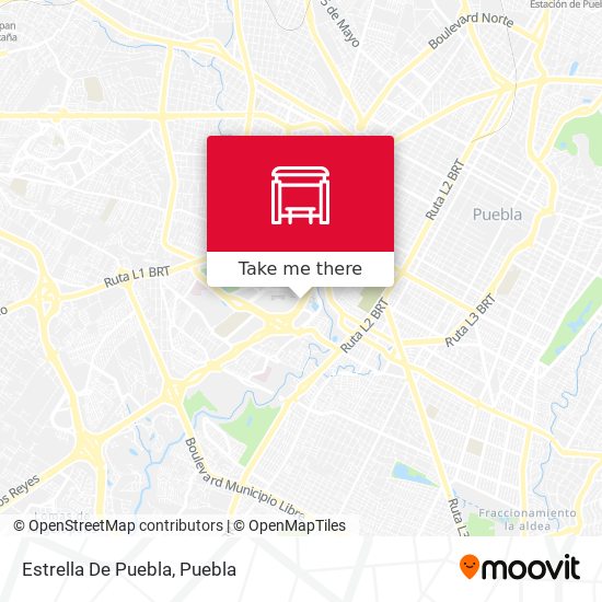 Mapa de Estrella De Puebla