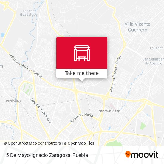 5 De Mayo-Ignacio Zaragoza map