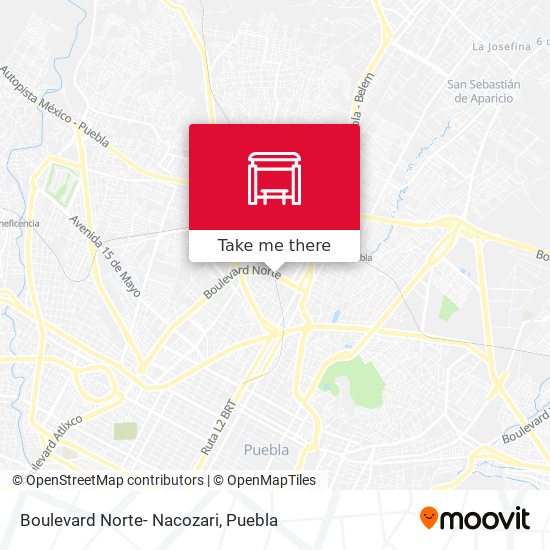Boulevard Norte- Nacozari map