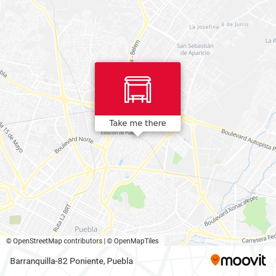 Mapa de Barranquilla-82 Poniente