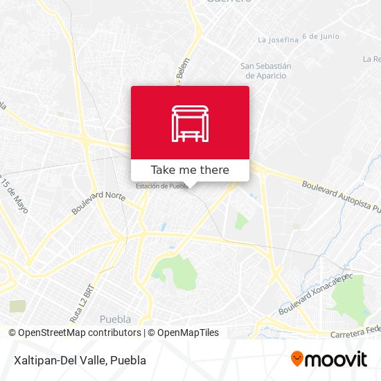 Mapa de Xaltipan-Del Valle