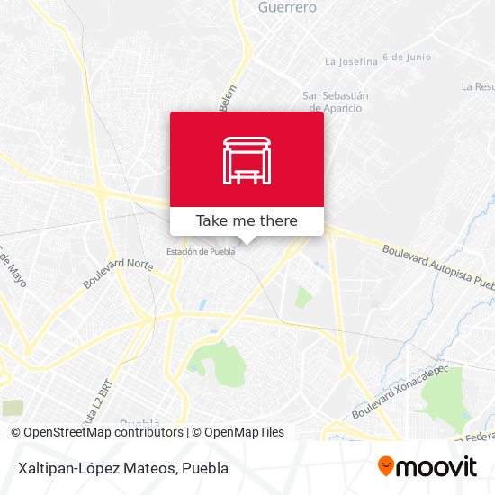 Mapa de Xaltipan-López Mateos