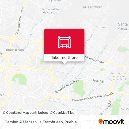 Mapa de Camino A Manzanilla-Frambueso