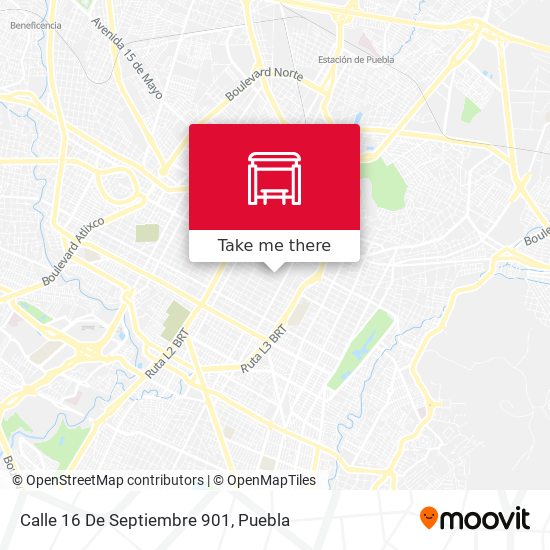 Mapa de Calle 16 De Septiembre 901