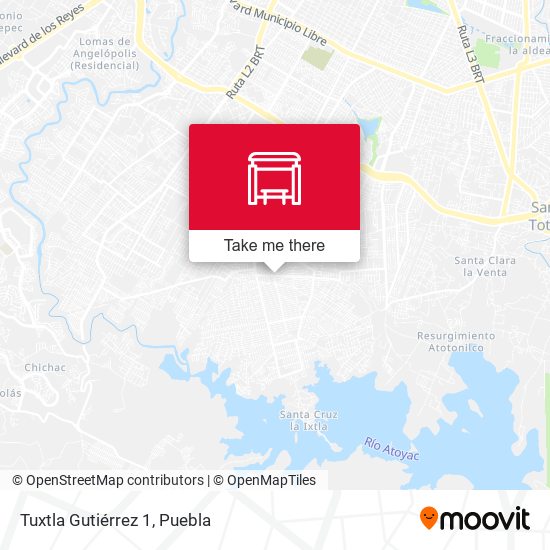 Tuxtla Gutiérrez 1 map