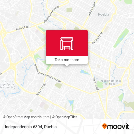 Independencia 6304 map