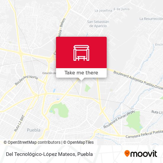Del Tecnológico-López Mateos map