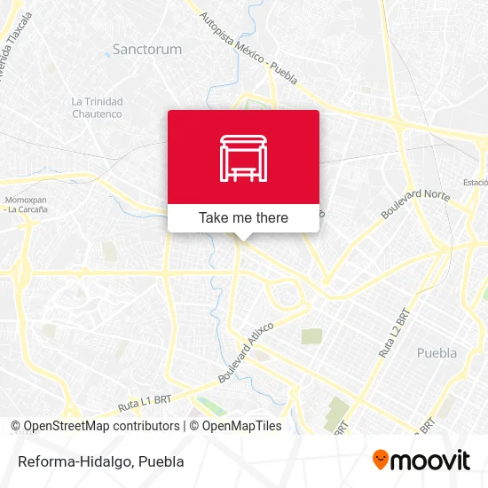 Reforma-Hidalgo map
