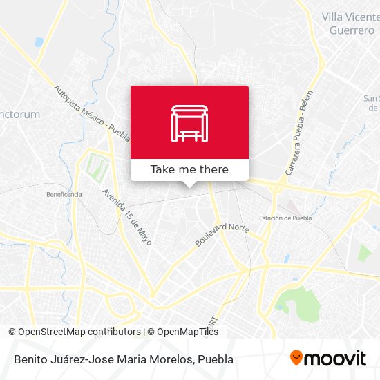 Benito Juárez-Jose Maria Morelos map