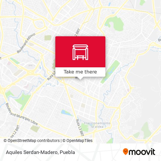 Mapa de Aquiles Serdan-Madero