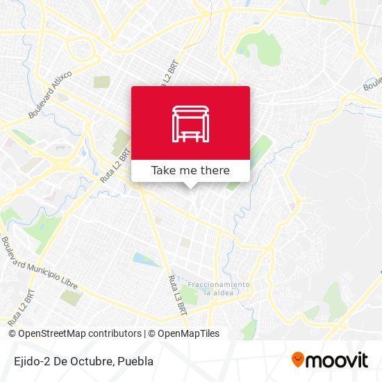 Mapa de Ejido-2 De Octubre