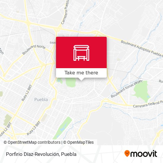 Porfirio Díaz-Revolución map