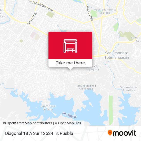 Diagonal 18 A Sur 12524_3 map