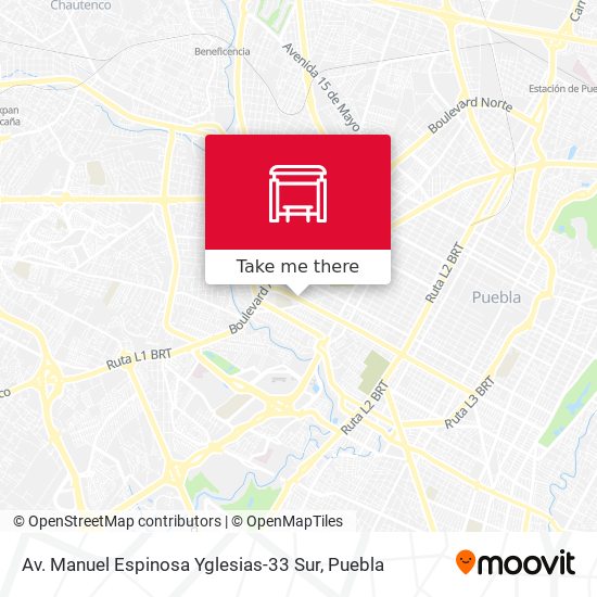 Mapa de Av. Manuel Espinosa Yglesias-33 Sur