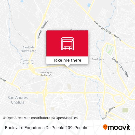 Mapa de Boulevard Forjadores De Puebla 209