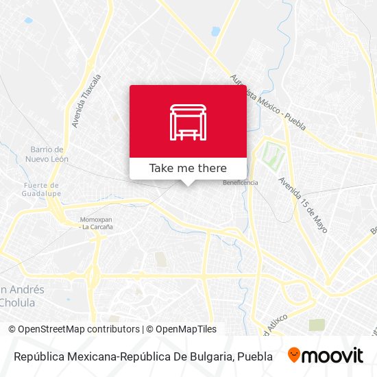 Mapa de República Mexicana-República De Bulgaria