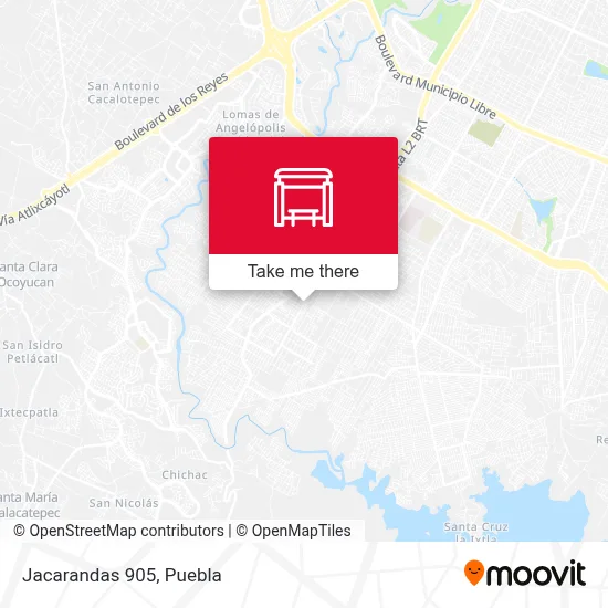 Jacarandas 905 map