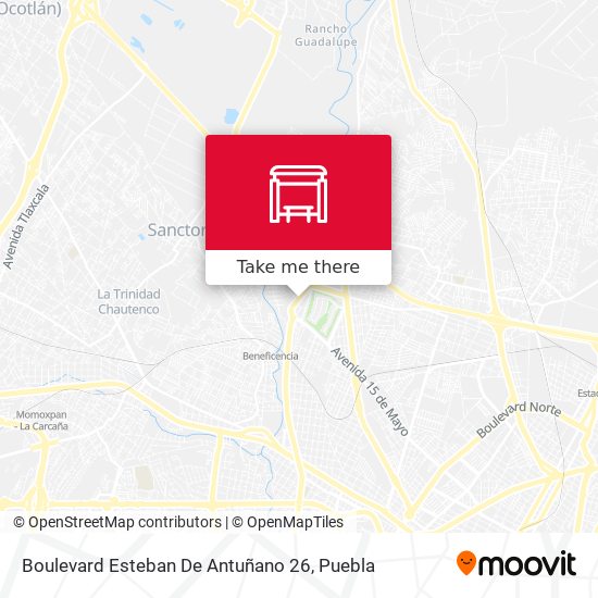Boulevard Esteban De Antuñano 26 map
