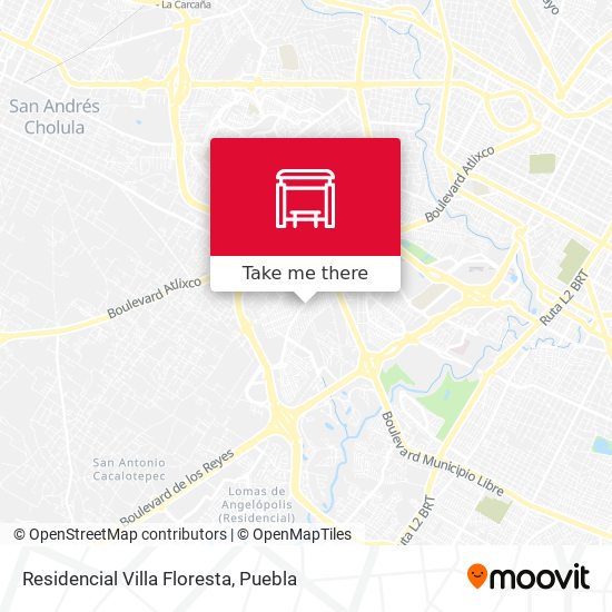 Mapa de Residencial Villa Floresta