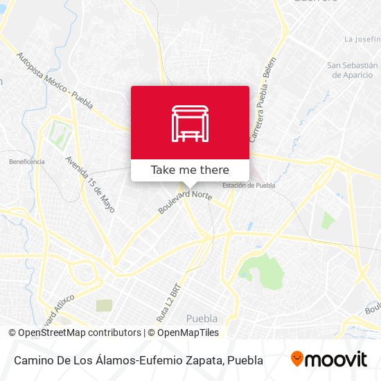 Mapa de Camino De Los Álamos-Eufemio Zapata