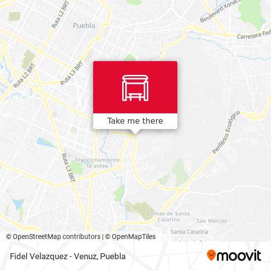 Mapa de Fidel Velazquez - Venuz