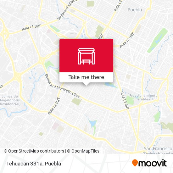 Mapa de Tehuacán 331a