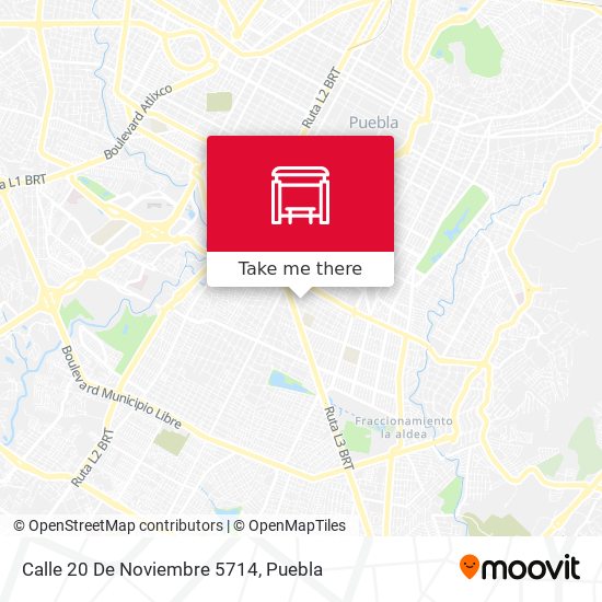 Mapa de Calle 20 De Noviembre 5714