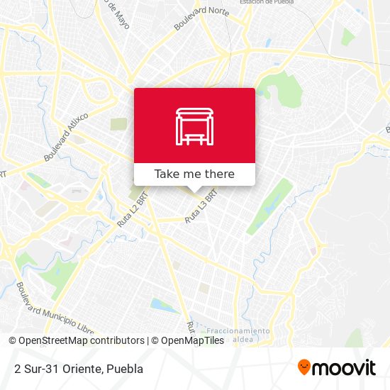 Mapa de 2 Sur-31 Oriente