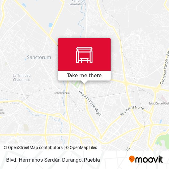 Blvd. Hermanos Serdán-Durango map