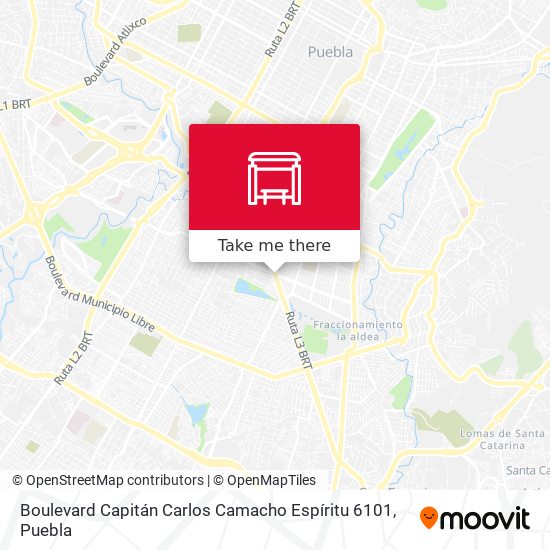 Mapa de Boulevard Capitán Carlos Camacho Espíritu 6101