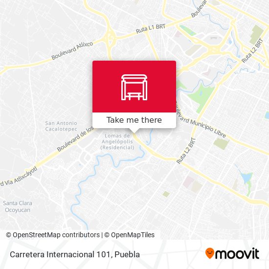 Mapa de Carretera Internacional 101