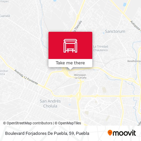 Boulevard Forjadores De Puebla, 59 map